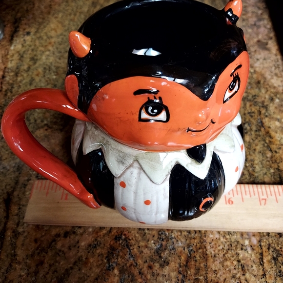 Vintage Inspired Devil Mug. - Picture 3 of 8